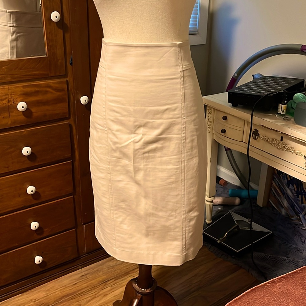 Cotton/Rayon (78% Cotton) Ann Taylor Size 6 Pencil Skirt (NEW WITH TAGS/Unworn)